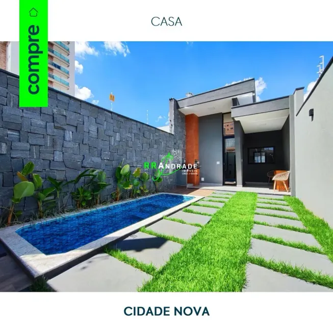 Foto 1 de Casa com 2 Quartos à venda, 80m² em Cidade Nova, Franca