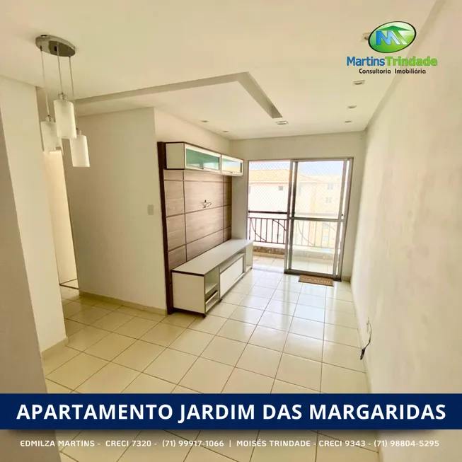 Foto 1 de Apartamento com 2 Quartos à venda, 59m² em Jardim das Margaridas, Salvador
