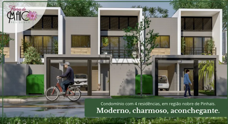Foto 1 de Casa de Condomínio com 3 Quartos à venda, 118m² em Estancia Pinhais, Pinhais