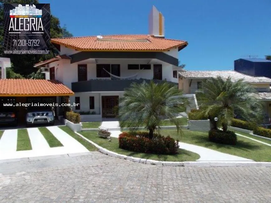 Foto 1 de Casa com 5 Quartos à venda, 490m² em Pitangueiras, Lauro de Freitas