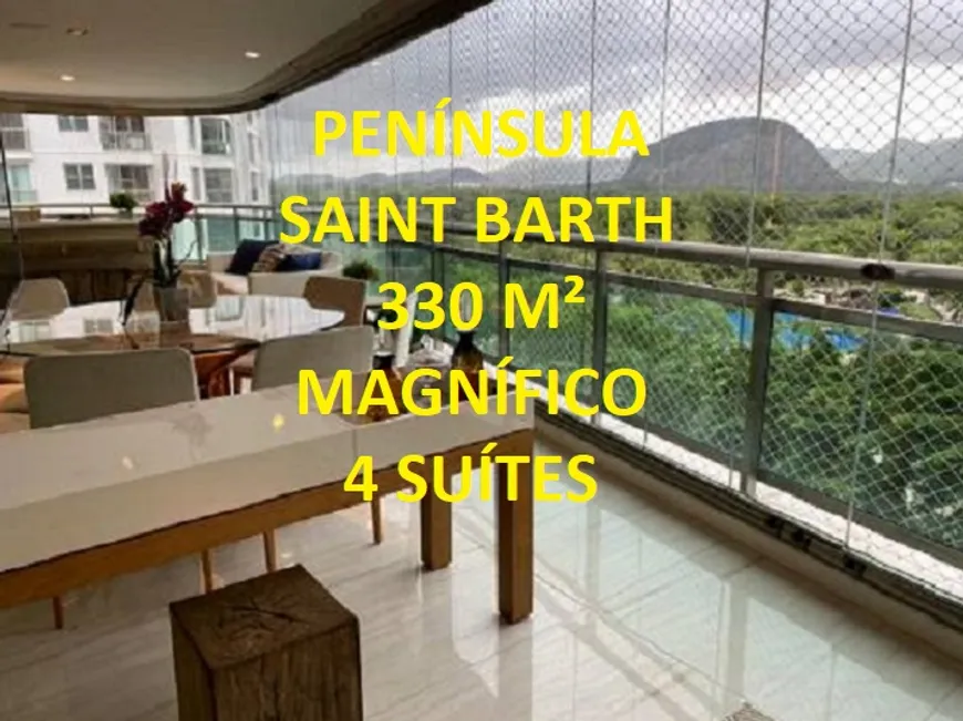 Foto 1 de Apartamento com 4 Quartos à venda, 330m² em Barra da Tijuca, Rio de Janeiro