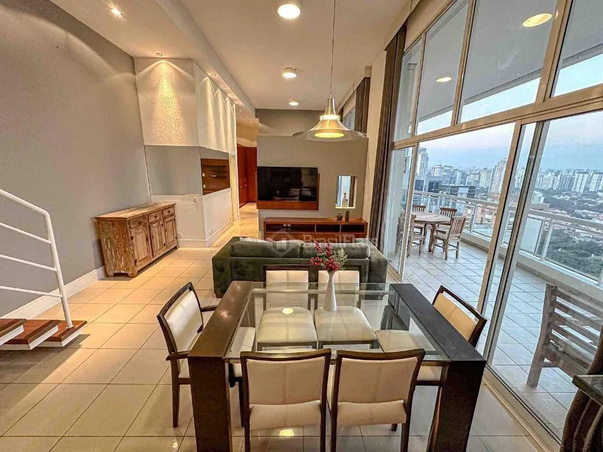 Foto 1 de Flat com 1 Quarto para venda ou aluguel, 108m² em Brooklin, São Paulo