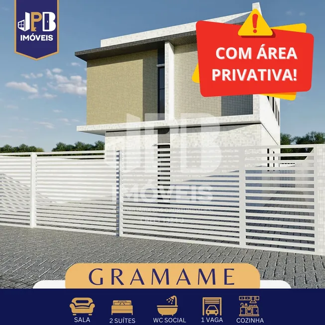 Foto 1 de Apartamento com 2 Quartos à venda, 65m² em Gramame, João Pessoa