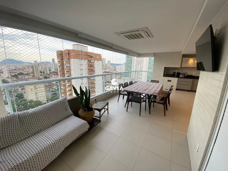 Foto 1 de Apartamento com 4 Quartos à venda, 164m² em Boqueirão, Santos