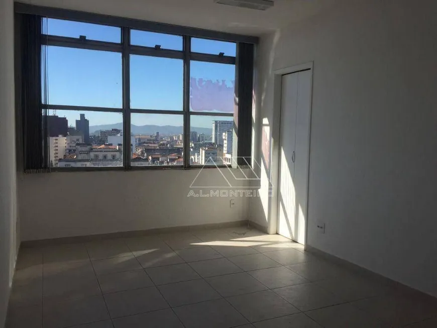 Foto 1 de Sala Comercial para alugar, 33m² em Centro, Santos