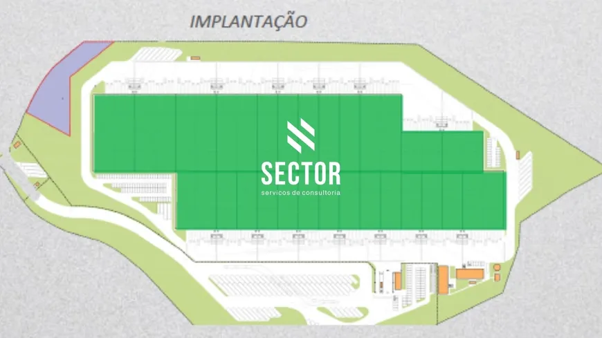 Foto 1 de Galpão/Depósito/Armazém para alugar, 3343m² em Parque Industrial, Viana