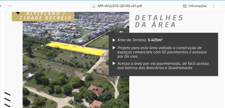 Foto 1 de Lote/Terreno à venda, 4500m² em Portal do Sol, João Pessoa