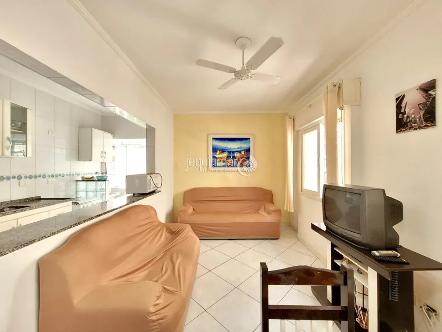 Foto 1 de Apartamento com 1 Quarto à venda, 52m² em Enseada, Guarujá