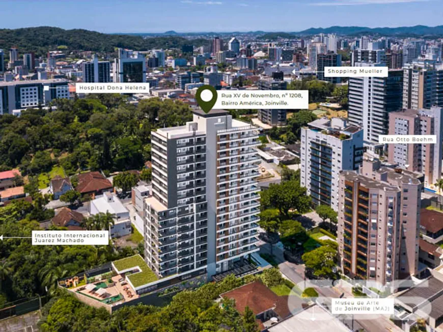 Foto 1 de Apartamento com 3 Quartos à venda, 78m² em América, Joinville