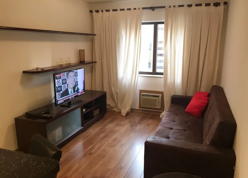 Foto 1 de Flat com 1 Quarto para alugar, 40m² em Itaim Bibi, São Paulo