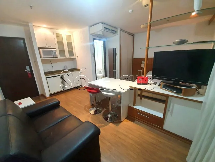 Foto 1 de Flat com 1 Quarto para alugar, 29m² em Jardim Paulista, São Paulo