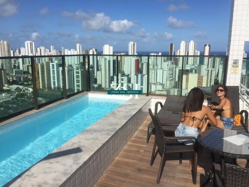 Foto 1 de Flat com 1 Quarto à venda, 28m² em Boa Viagem, Recife