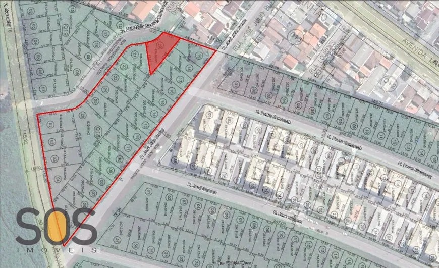 Foto 1 de Lote/Terreno à venda, 475m² em Costeira, Araucária