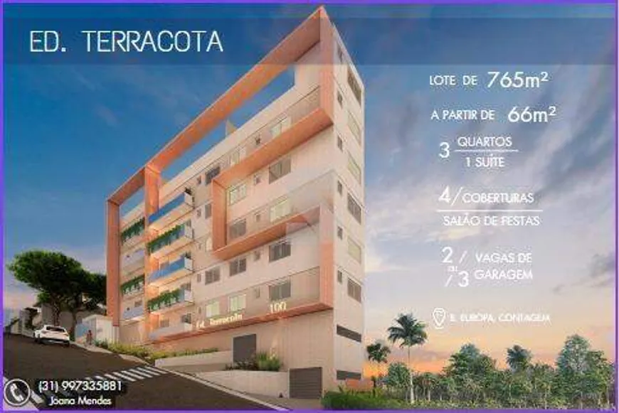 Foto 1 de Lote/Terreno à venda, 766m² em Europa, Contagem