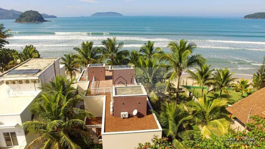 Foto 1 de Casa de Condomínio com 4 Quartos para venda ou aluguel, 325m² em Praia do Sapê, Ubatuba