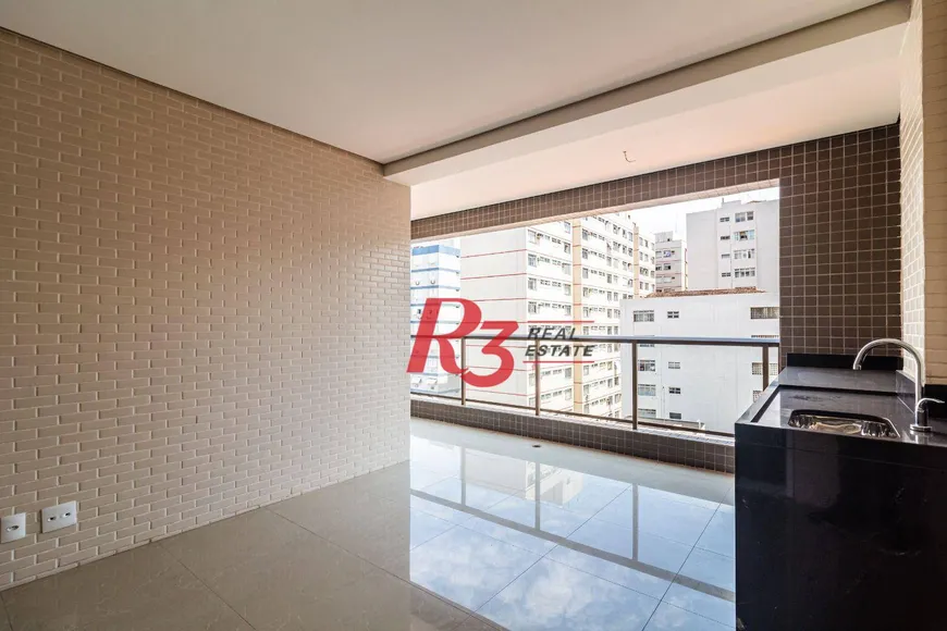 Foto 1 de Apartamento com 3 Quartos à venda, 128m² em Embaré, Santos