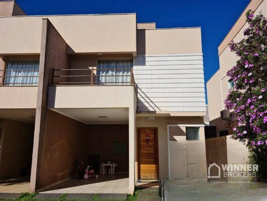 Foto 1 de Casa de Condomínio com 3 Quartos à venda, 137m² em Jardim Jockey Club, Londrina