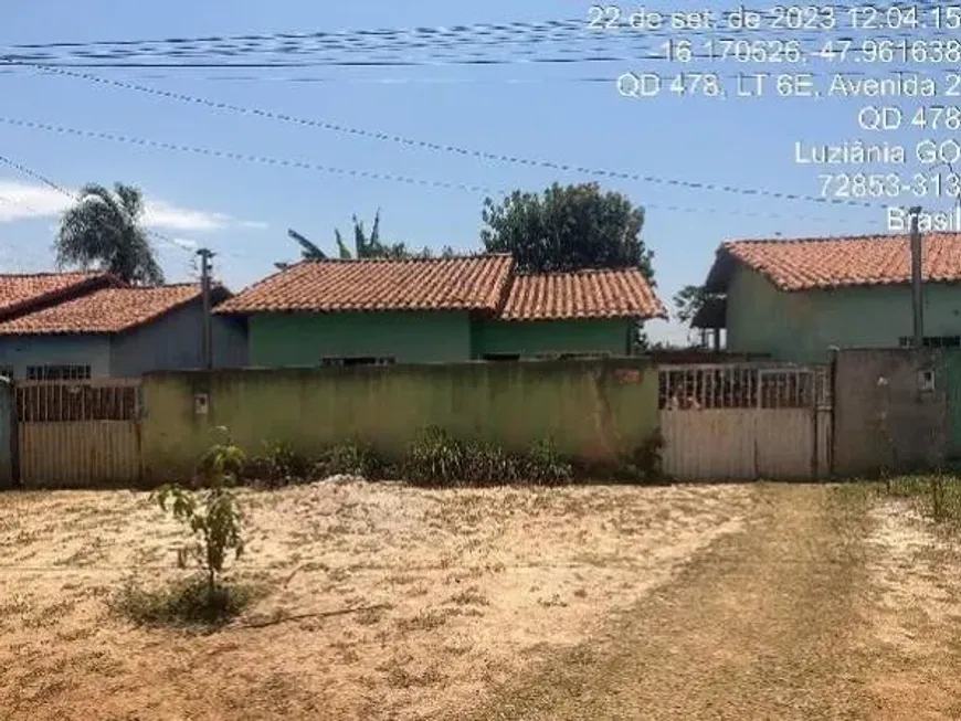 Foto 1 de Casa com 2 Quartos à venda, 58m² em Parque Estrela Dalva X, Luziânia