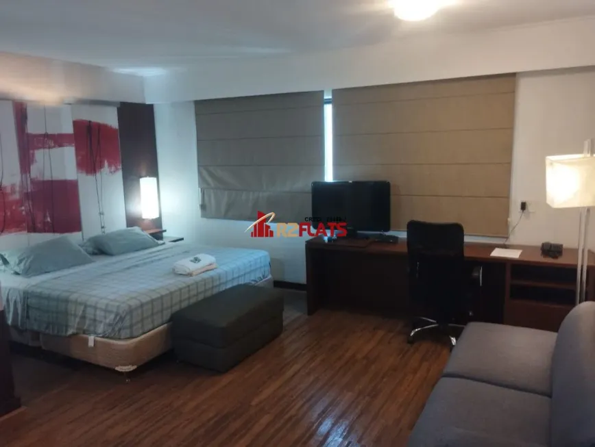 Foto 1 de Flat com 1 Quarto para alugar, 27m² em Moema, São Paulo