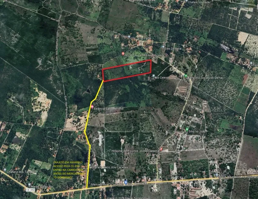 Foto 1 de Fazenda/Sítio com 1 Quarto à venda, 242000m² em Justiniano Serpa, Aquiraz