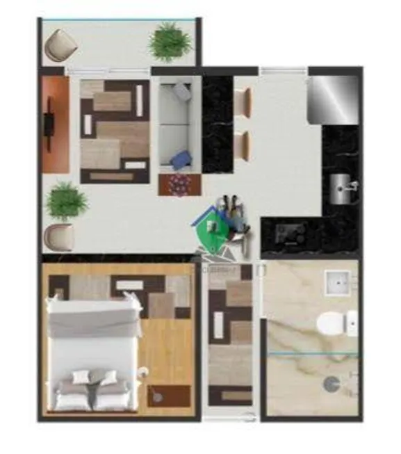 Foto 1 de Apartamento com 1 Quarto à venda, 35m² em Vila Corberi, São Paulo