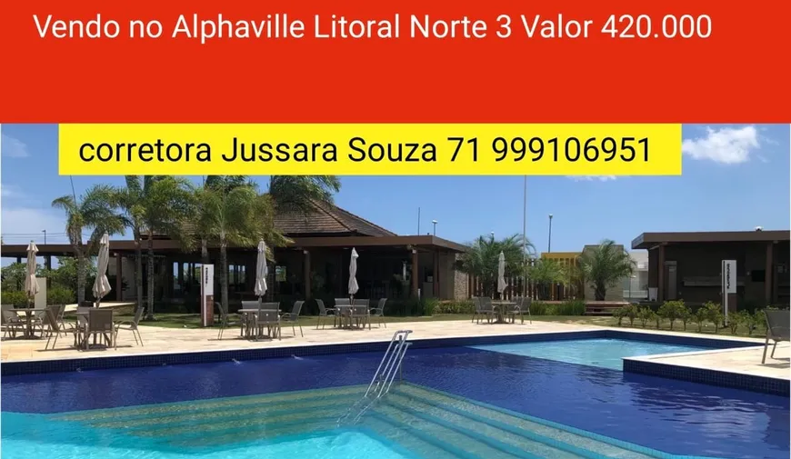 Foto 1 de Lote/Terreno à venda, 465m² em Alphaville Abrantes, Camaçari