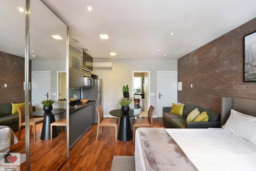 Foto 1 de Apartamento com 1 Quarto para venda ou aluguel, 49m² em Vila Olímpia, São Paulo