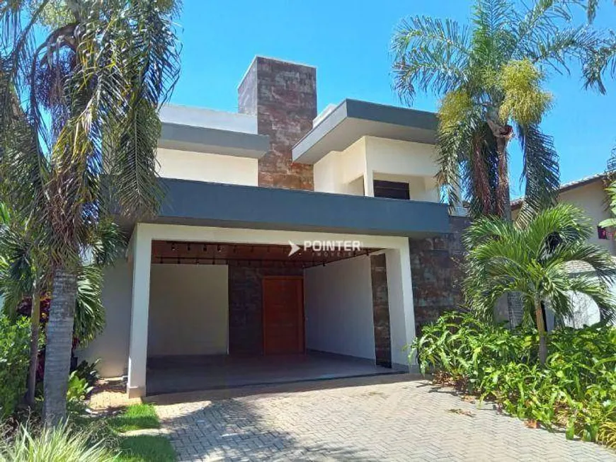 Foto 1 de Casa de Condomínio com 4 Quartos à venda, 322m² em Loteamento Portal do Sol I, Goiânia