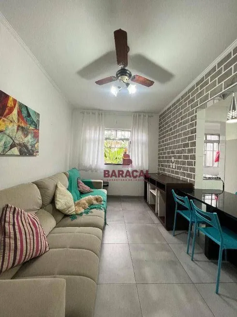 Foto 1 de Apartamento com 1 Quarto à venda, 45m² em Canto do Forte, Praia Grande