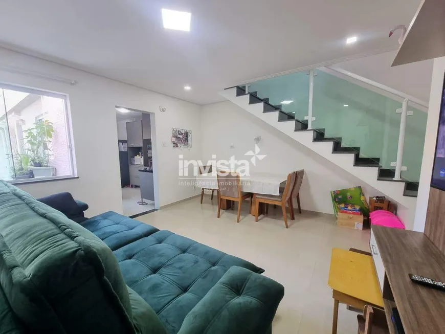 Foto 1 de Sobrado com 2 Quartos à venda, 115m² em Vila Belmiro, Santos