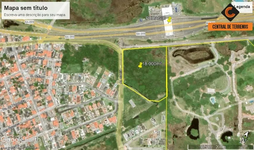 Foto 1 de Lote/Terreno à venda, 18000m² em Jauá, Camaçari