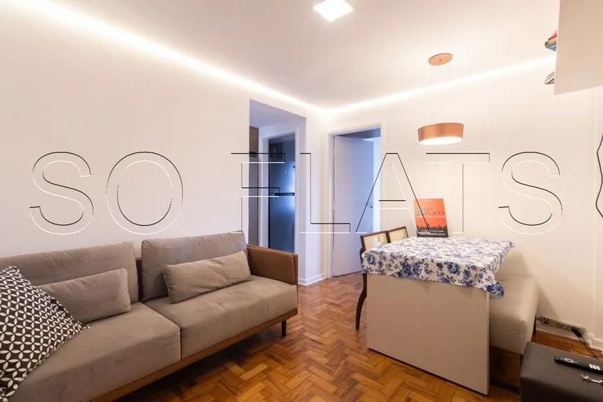 Foto 1 de Flat com 1 Quarto à venda, 38m² em Pinheiros, São Paulo