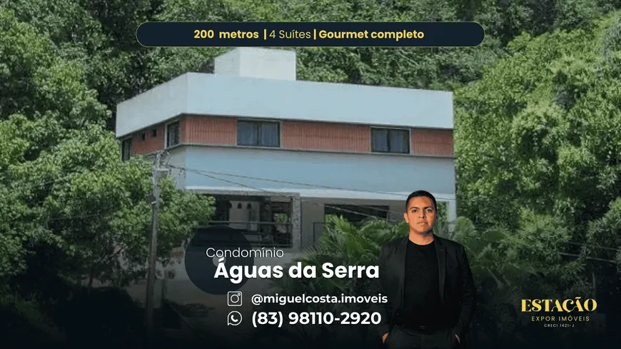 Foto 1 de Casa de Condomínio com 4 Quartos para alugar, 200m² em , Bananeiras