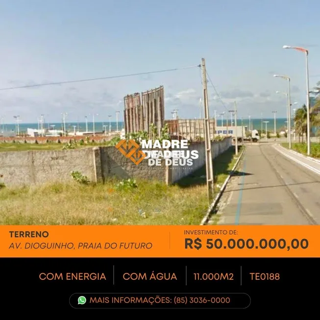 Foto 1 de Lote/Terreno para venda ou aluguel, 11000m² em Praia do Futuro, Fortaleza