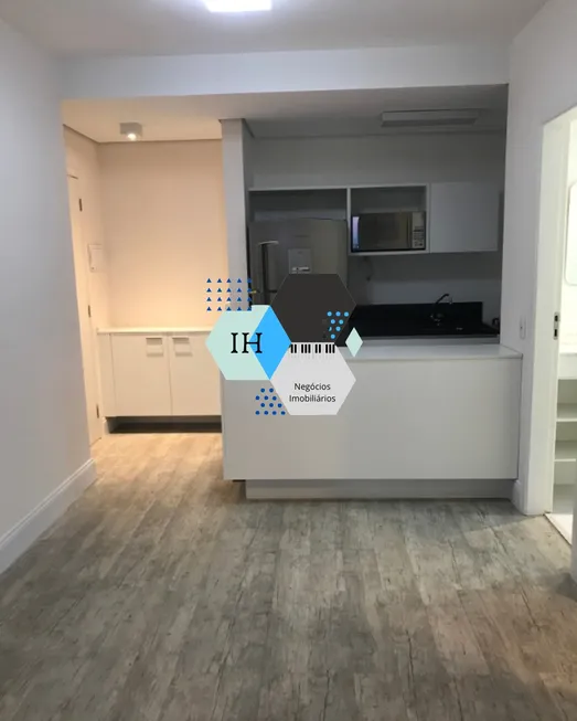 Foto 1 de Apartamento com 1 Quarto para alugar, 44m² em Brooklin, São Paulo