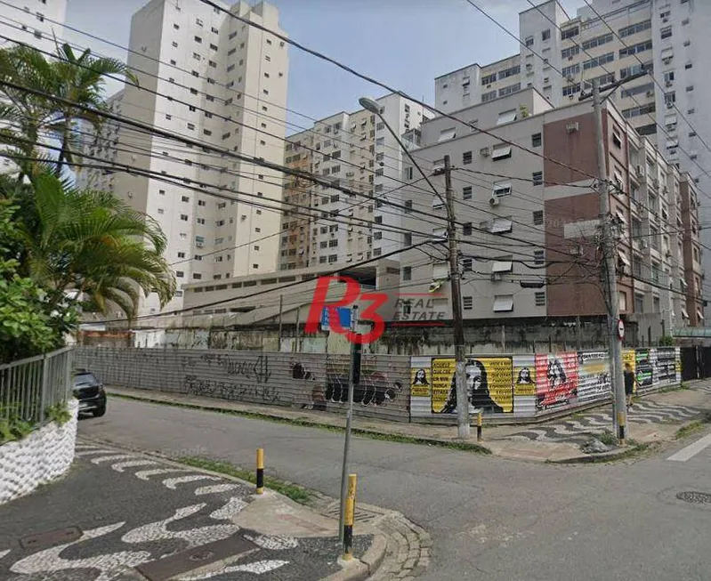 Foto 1 de Lote/Terreno para alugar, 840m² em Gonzaga, Santos