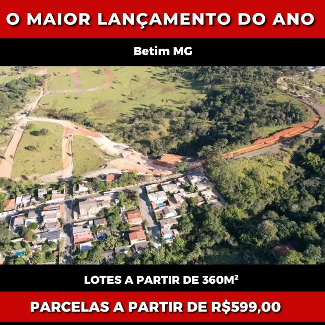 Foto 1 de Lote/Terreno à venda, 360m² em Parque Ipiranga, Betim