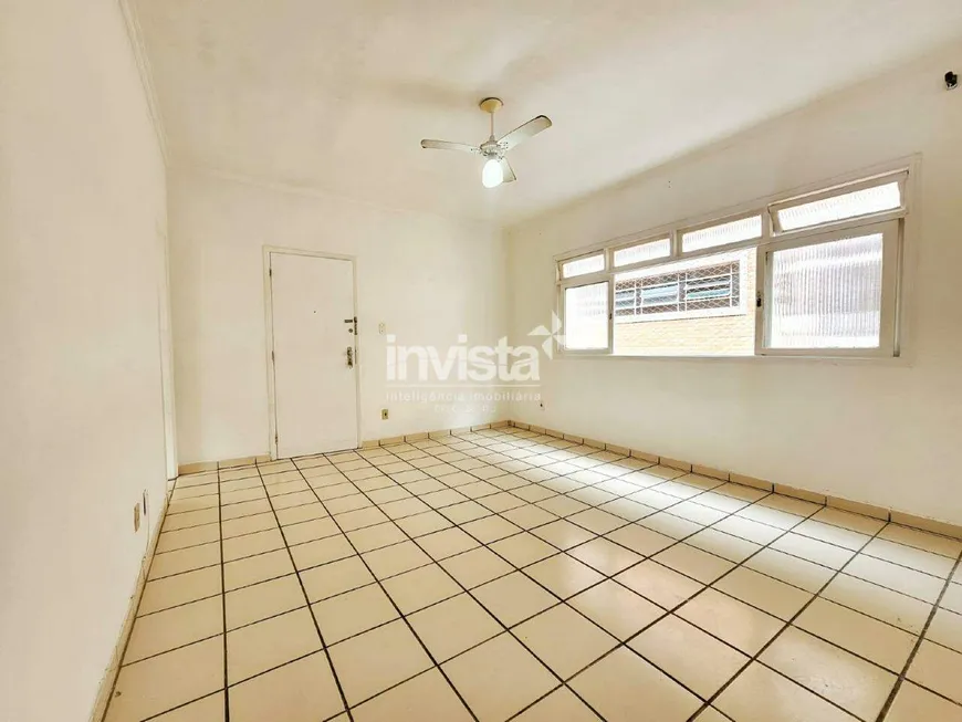 Foto 1 de Apartamento com 2 Quartos para alugar, 80m² em Ponta da Praia, Santos
