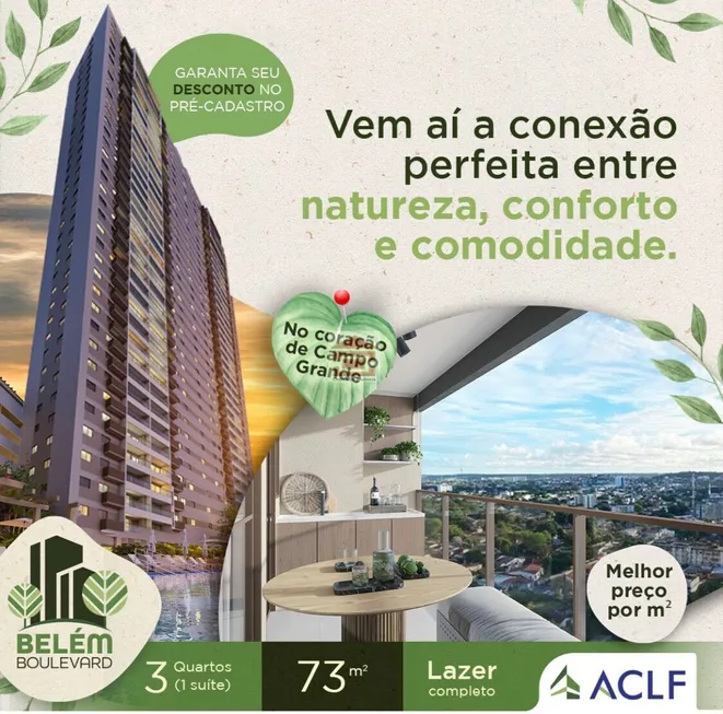 Foto 1 de Apartamento com 3 Quartos à venda, 73m² em Campo Grande, Recife