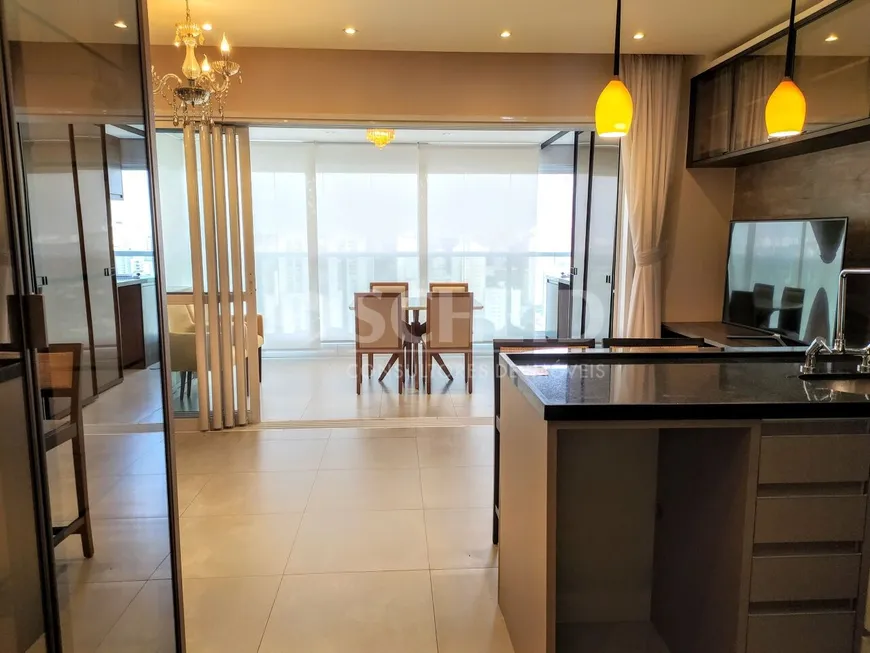 Foto 1 de Apartamento com 1 Quarto para alugar, 59m² em Brooklin, São Paulo