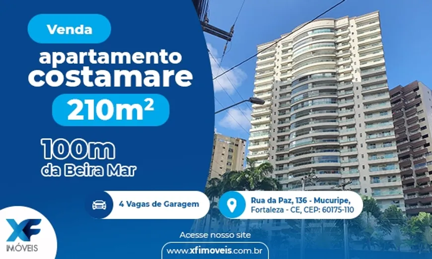 Foto 1 de Apartamento com 3 Quartos à venda, 210m² em Mucuripe, Fortaleza