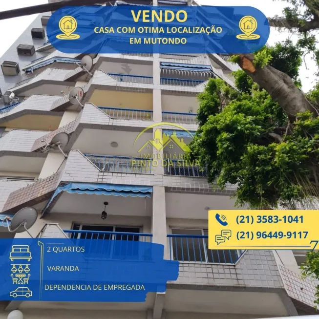 Foto 1 de Apartamento com 2 Quartos à venda, 65m² em Alcântara, São Gonçalo