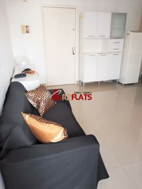 Foto 1 de Flat com 1 Quarto para alugar, 37m² em Moema, São Paulo