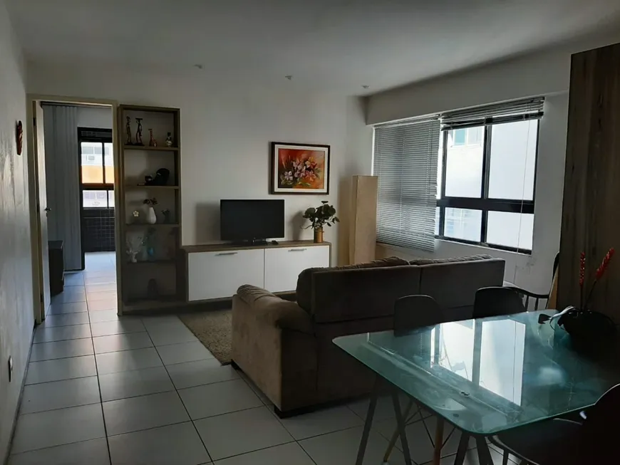 Foto 1 de Flat com 1 Quarto para alugar, 45m² em Boa Viagem, Recife