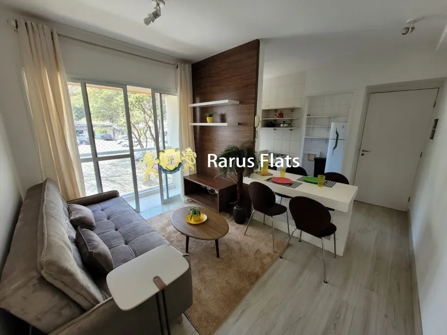 Foto 1 de Flat com 1 Quarto para alugar, 54m² em Vila Mariana, São Paulo