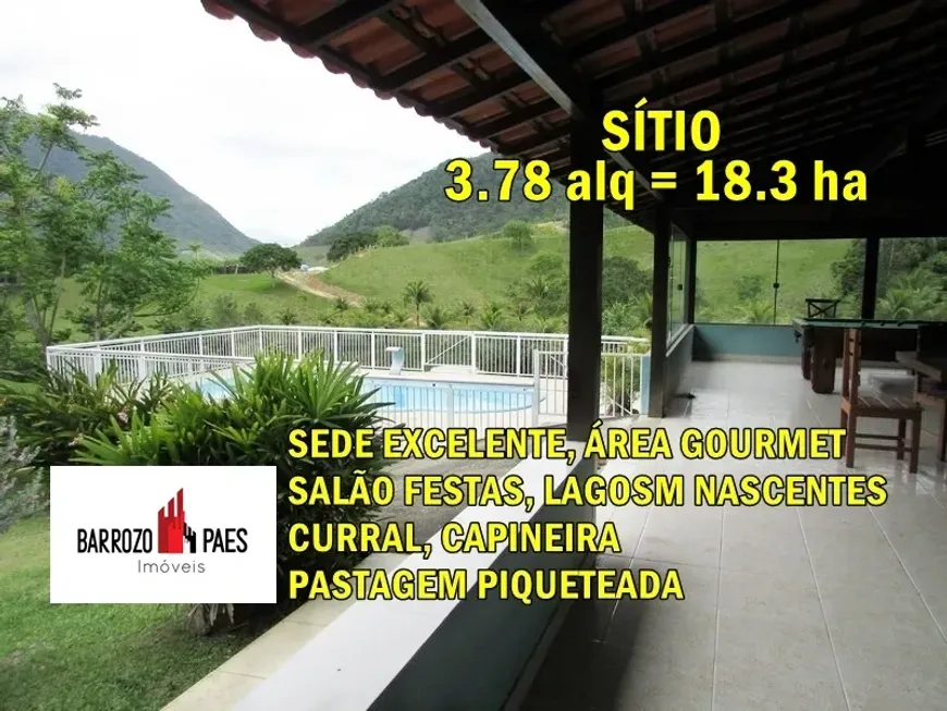 Foto 1 de Fazenda/Sítio com 4 Quartos à venda, 183000m² em Zona Rural, Rio Bonito