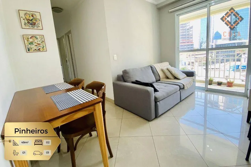 Foto 1 de Apartamento com 2 Quartos à venda, 49m² em Pinheiros, São Paulo