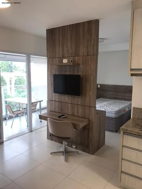 Foto 1 de Apartamento com 1 Quarto para alugar, 43m² em Cidade Monções, São Paulo