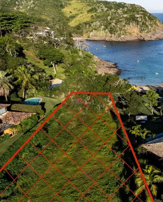 Foto 1 de Lote/Terreno à venda, 1389m² em Ferradurinha, Armação dos Búzios