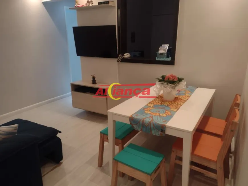 Foto 1 de Apartamento com 2 Quartos à venda, 55m² em Jardim Odete, Guarulhos